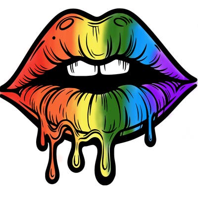 lips that look realistic and drip