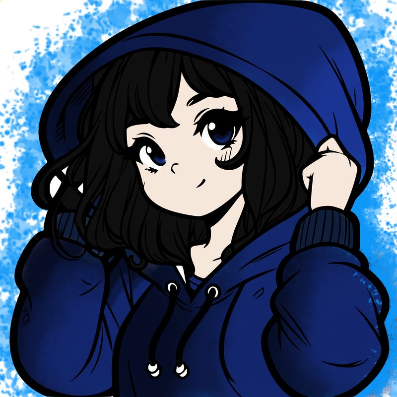 girl with hoodie