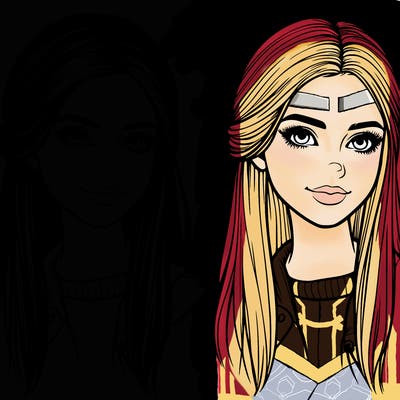 a realistic teenage girl beautiful