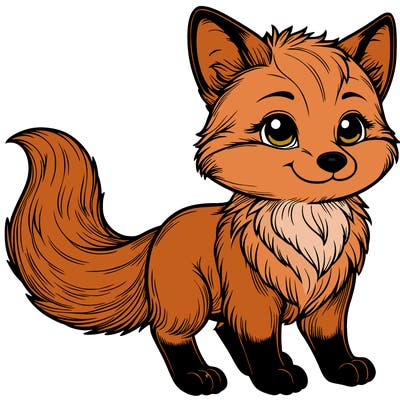 realistic fox