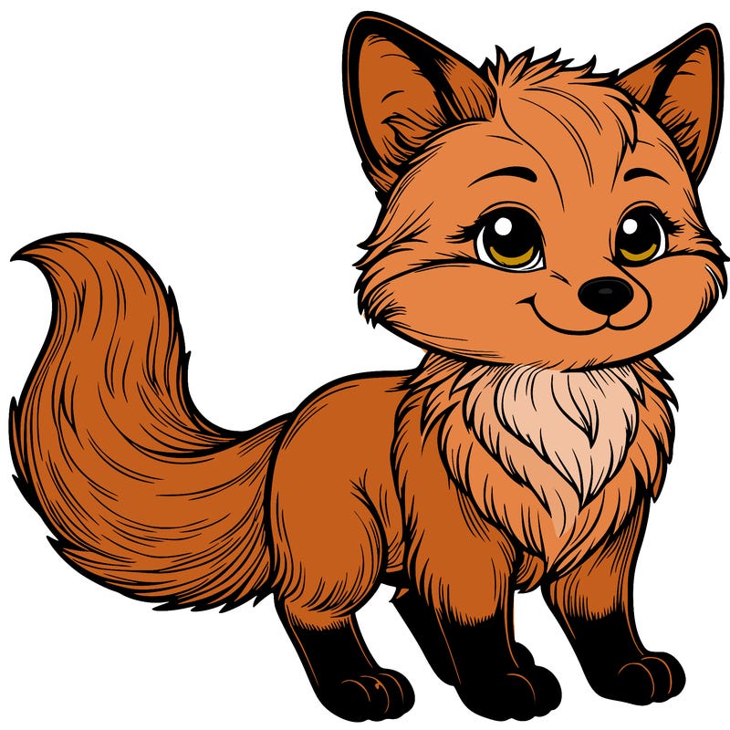 realistic fox