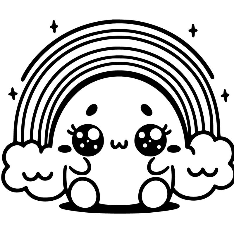 cute rainbow