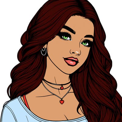 detailed realistic girl