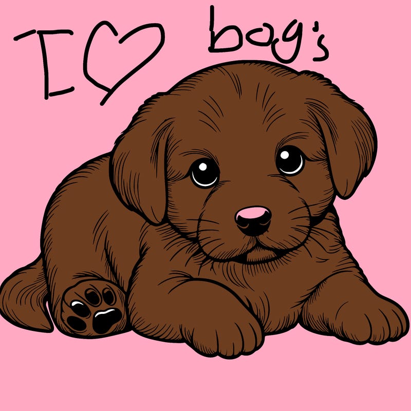 a cute realistic puppy