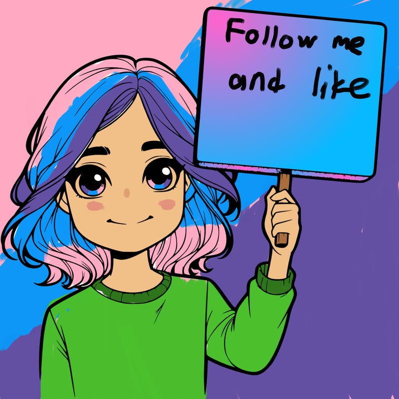 realistic girl holding up a sign