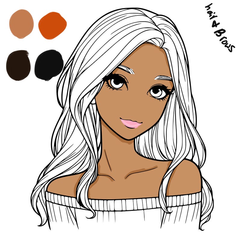 beautiful realistic girl