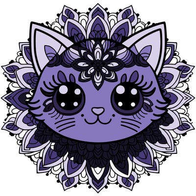 mandala cat