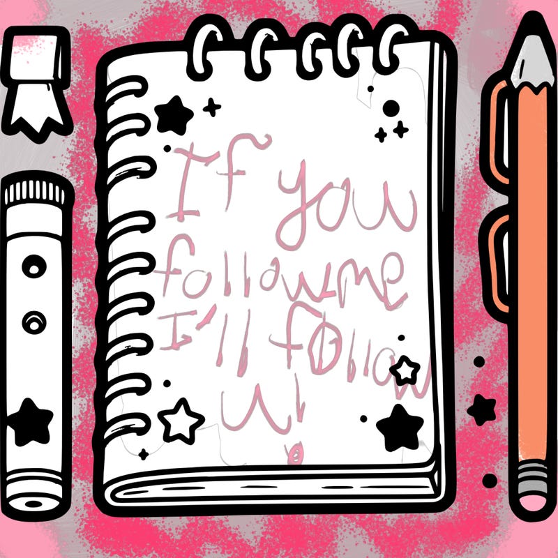blank note book