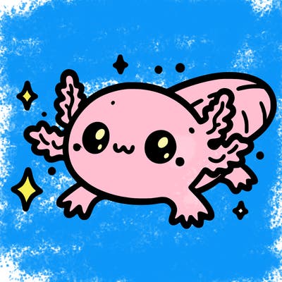 cute axolotl