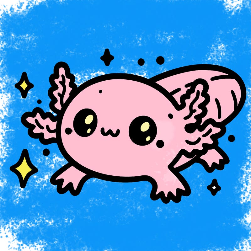 cute axolotl