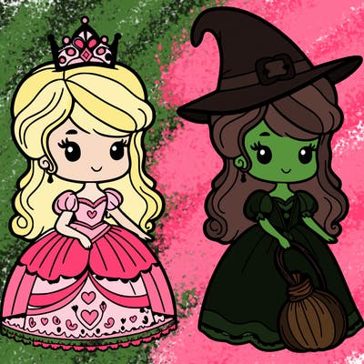 princess as a witch