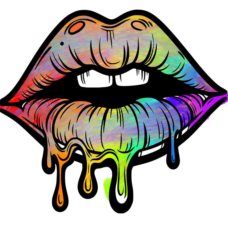 lips that look realistic and drip