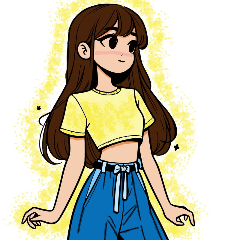 girl in a cute crop top