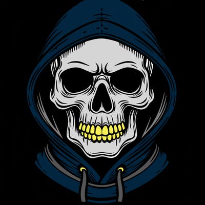 skull hoodie