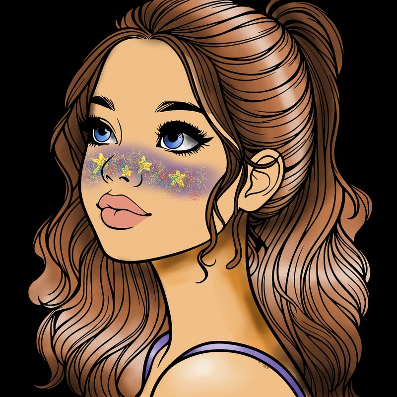 beautiful realistic girl