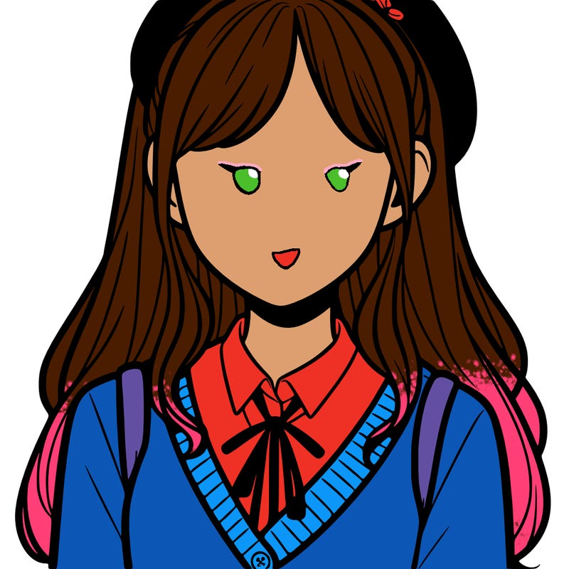 faceless preppy girl