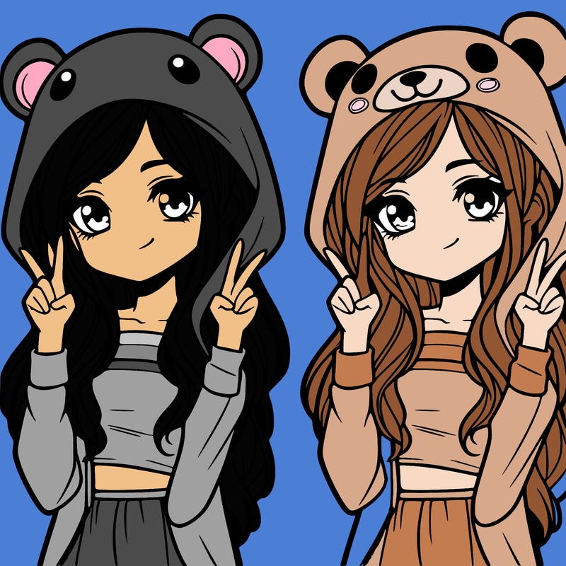 teen girl in animal costume