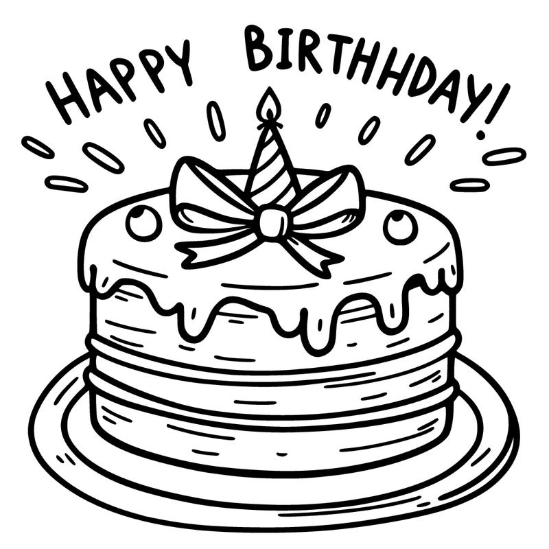 happy birthday  cake