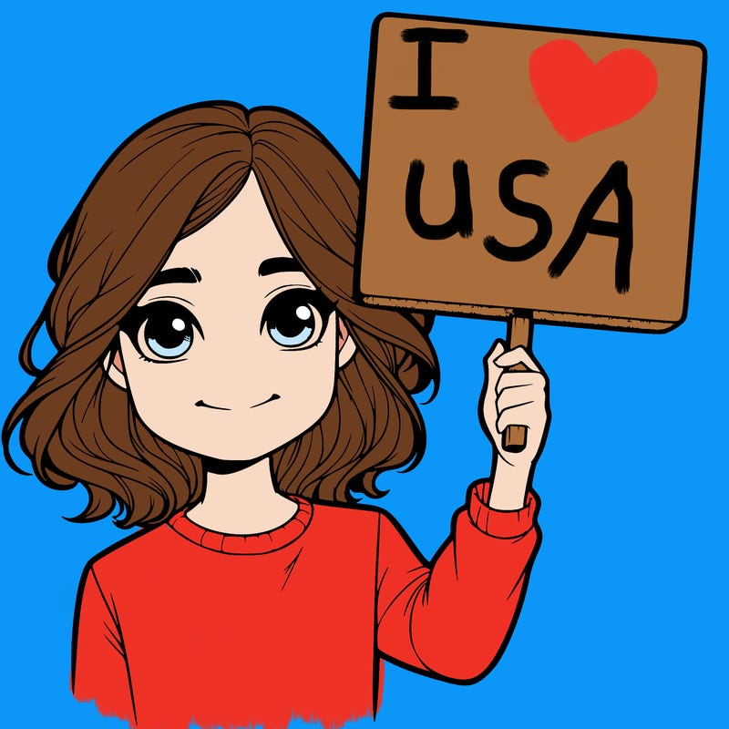 realistic girl holding up a sign