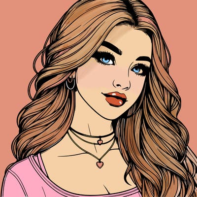 detailed realistic girl