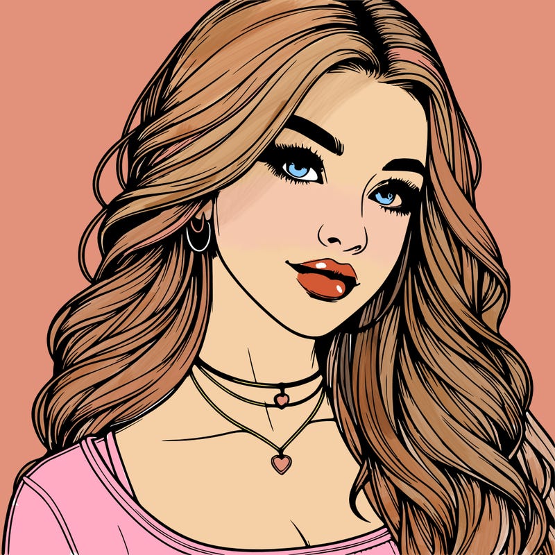 detailed realistic girl