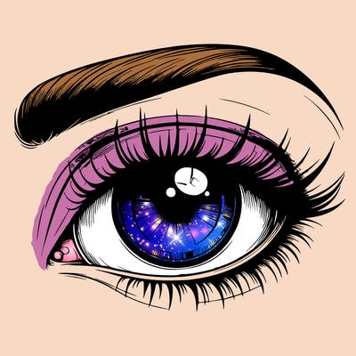 realistic eye
