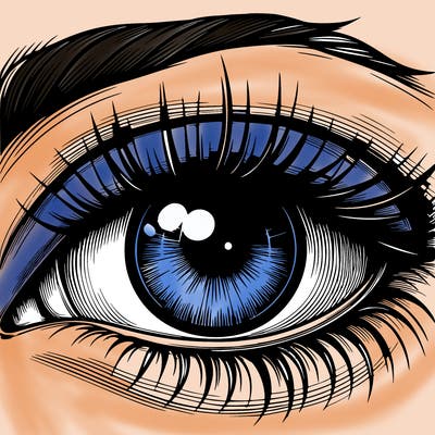 realistic eye