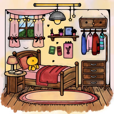 cute bedroom