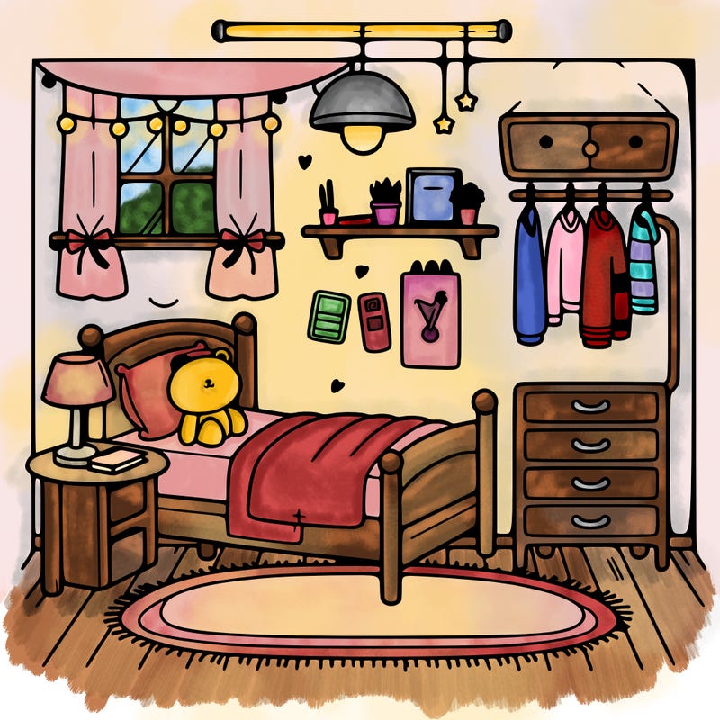 cute bedroom