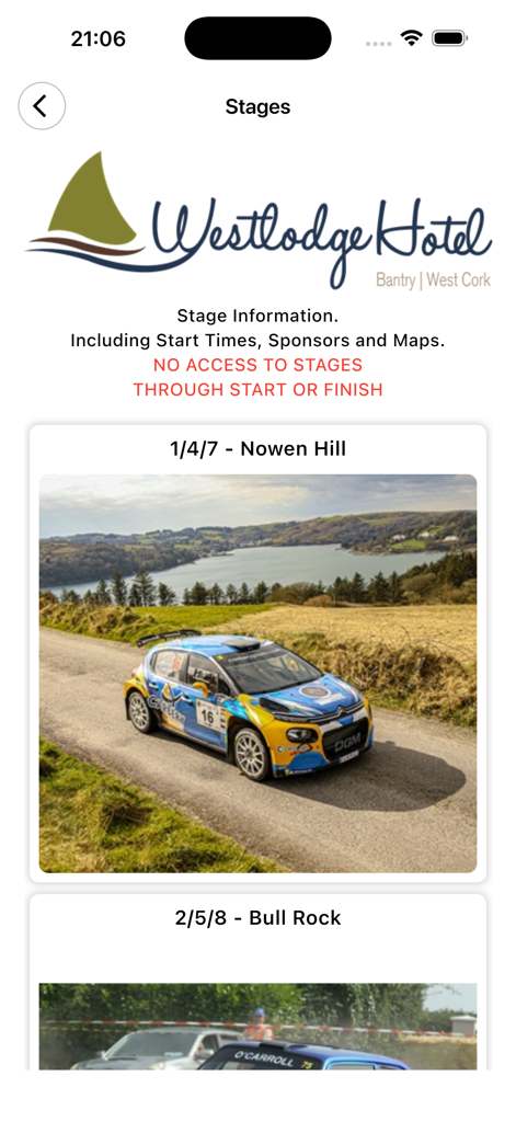 Fastnet Stages Rally | Real-Time Live Results & Stage Tracking