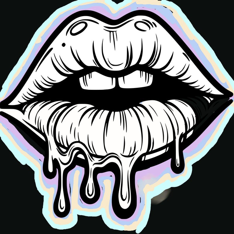 lips that look realistic and drip