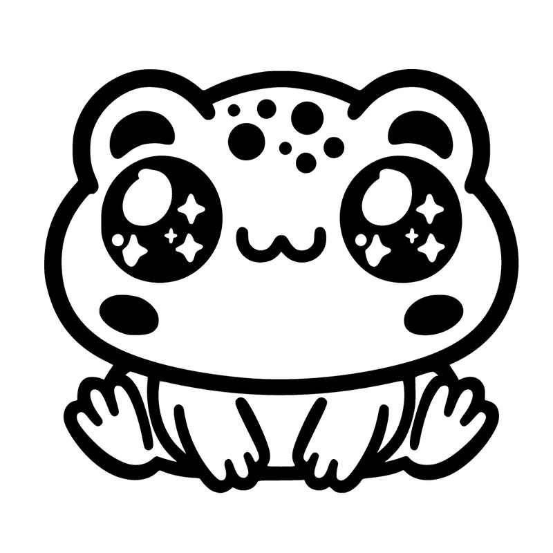 kawaii frog