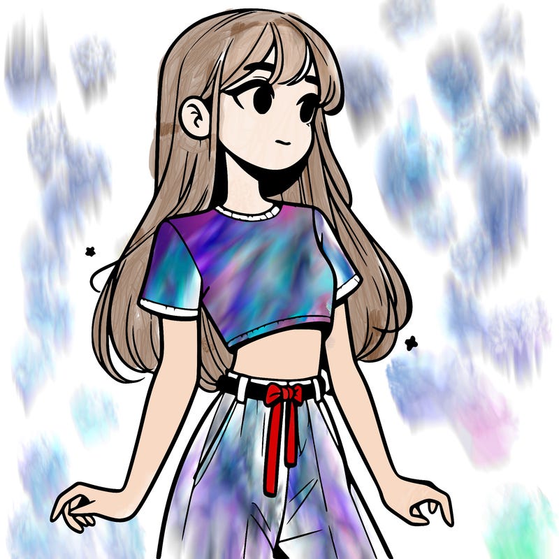 girl in a cute crop top