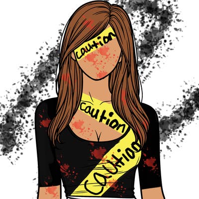 girl in tanktop realistic