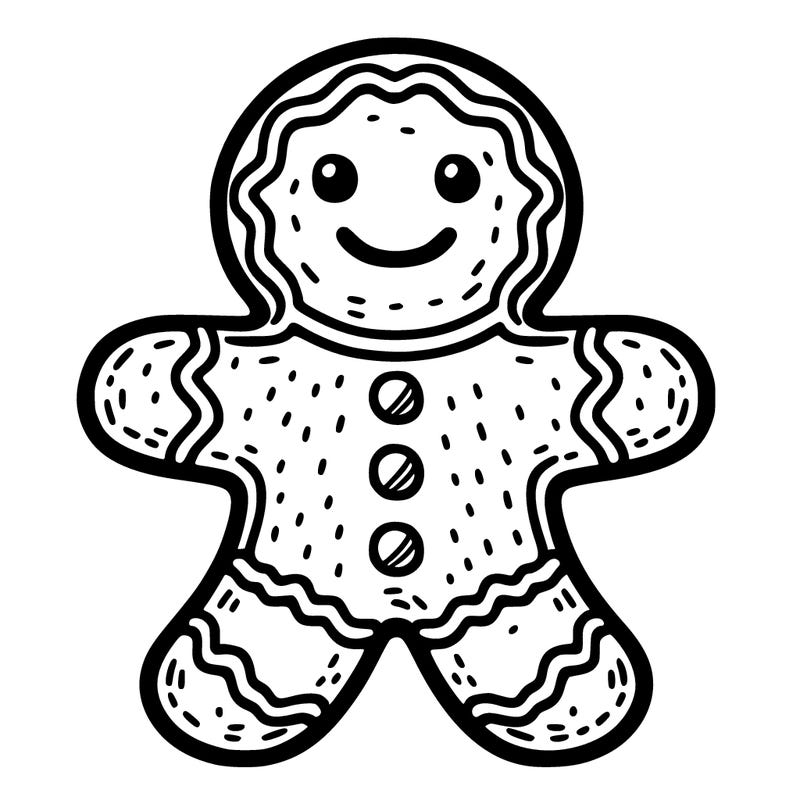 a gingerbread man cookie.