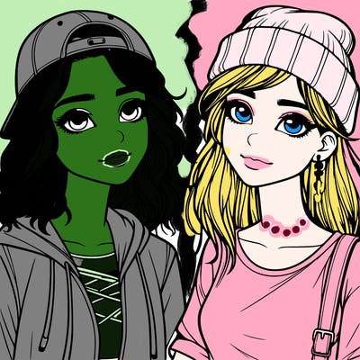 realistic teenager girls