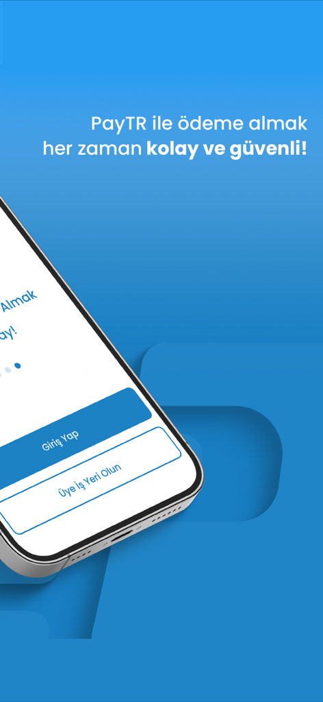 PayTR Mağaza - Login screen of the PayTR Magaza app for secure B2B financial management and merchant payments