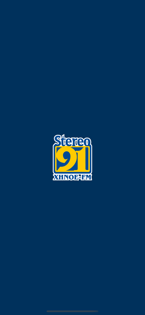 Stereo 91 - Stereo 91 radio app splash screen