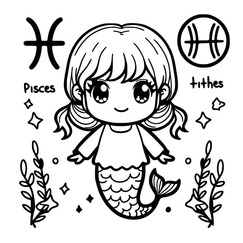 a little pisces girl