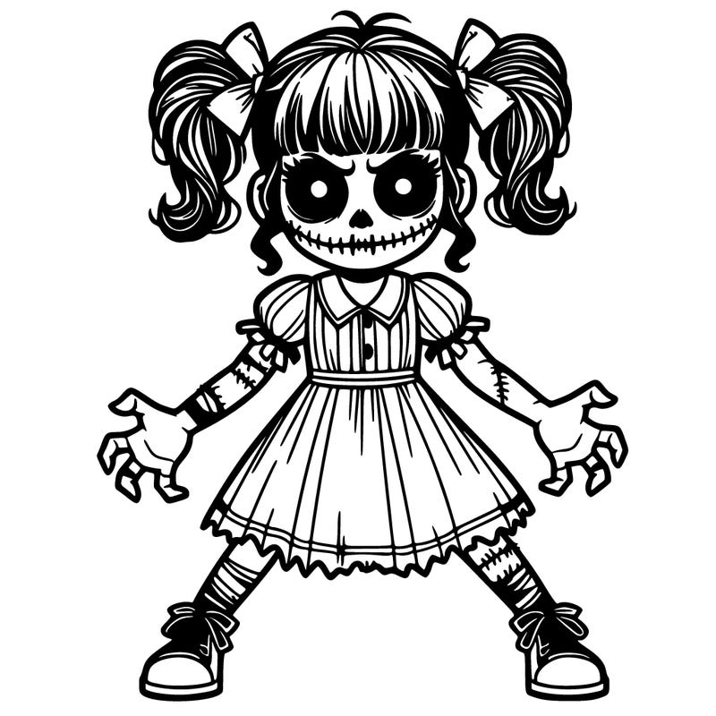 scary girl