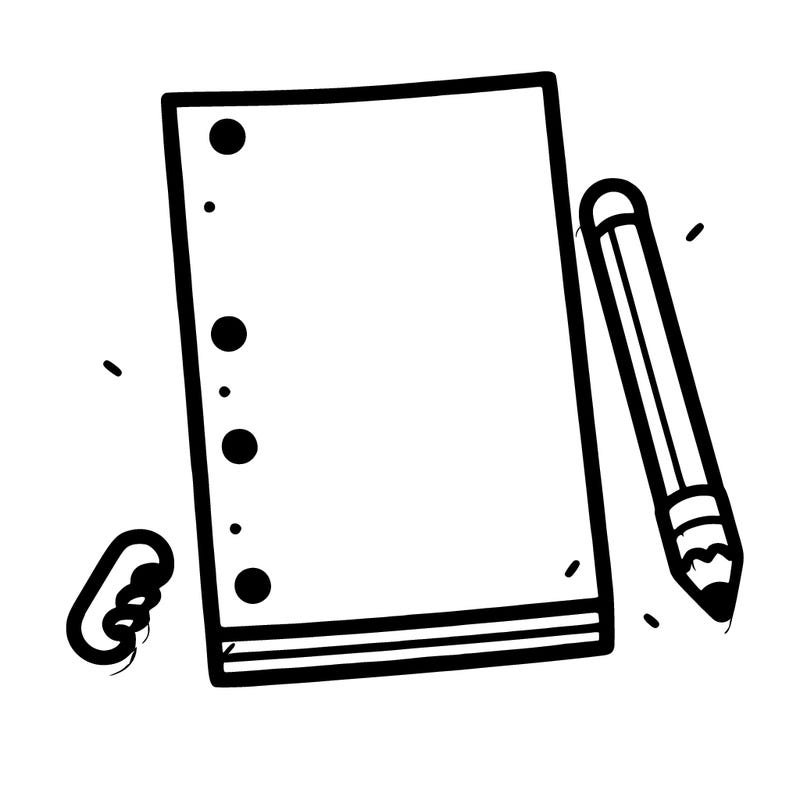 blank piece of paper