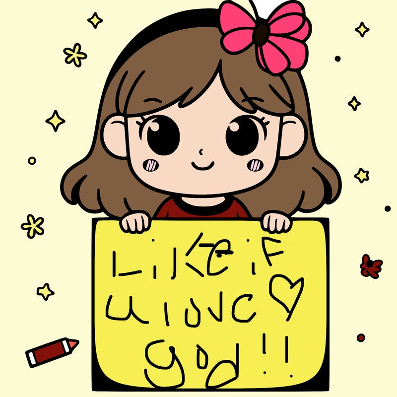 girl with blank piece of paper