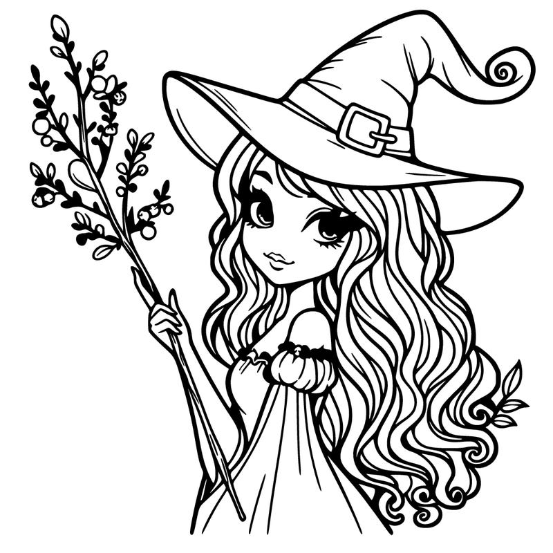 a butiful witch