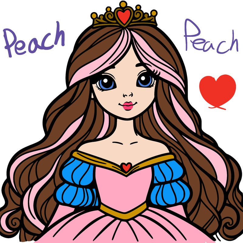 princess with long hair