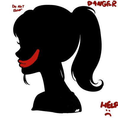 realistic woman with a pony tail hair style