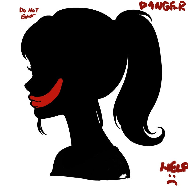 realistic woman with a pony tail hair style