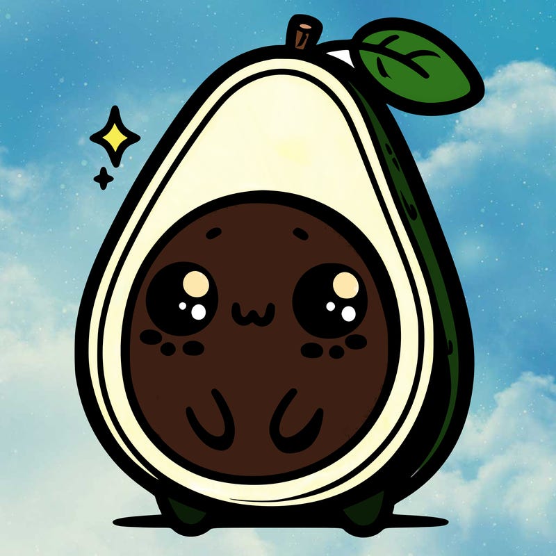cute avocado