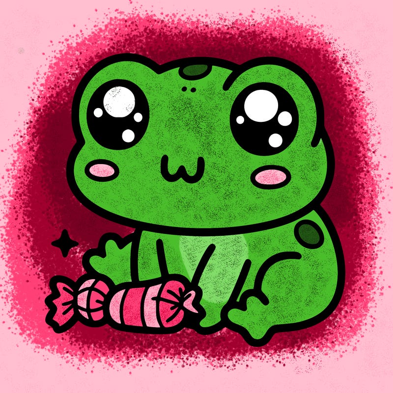 cute cute cute frog