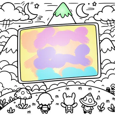 just a blank white canvas to draw