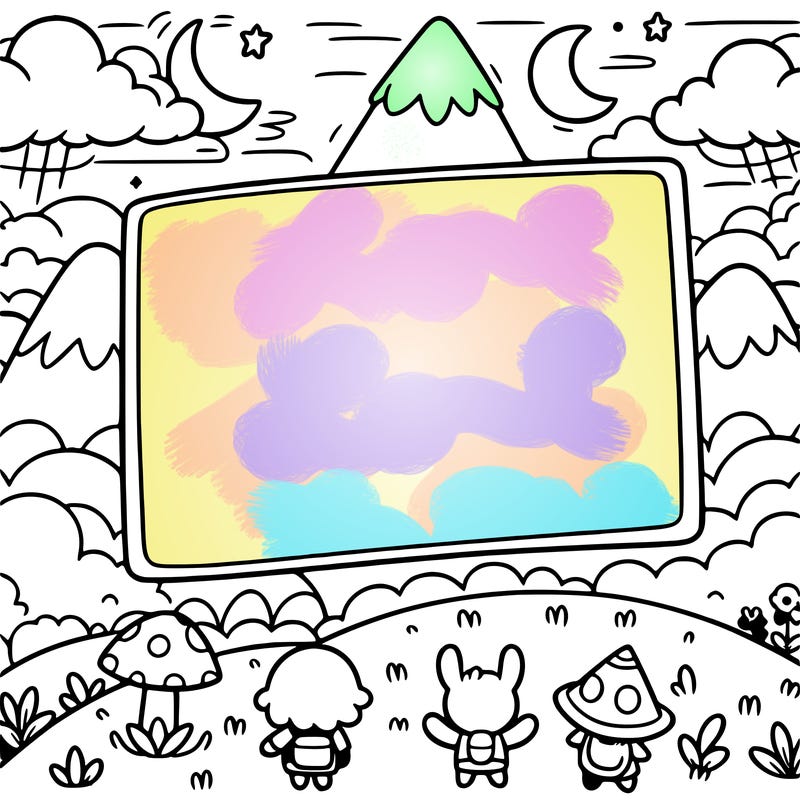 just a blank white canvas to draw